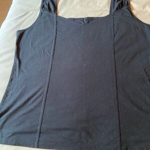 Women's Black Sleeveless Top